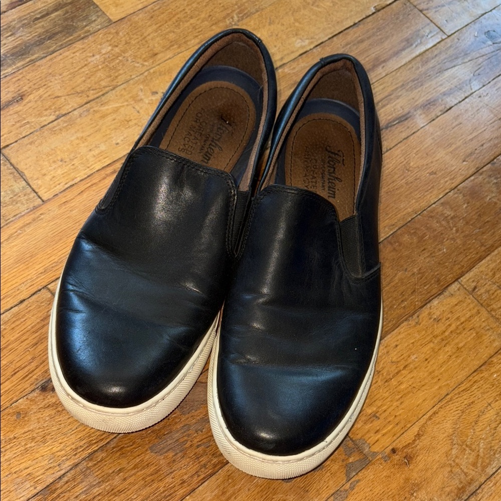 🍒Florsheim Men's Black Slip-On Shoes Size 10.5